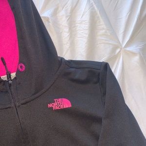 Black North Face Zip Up